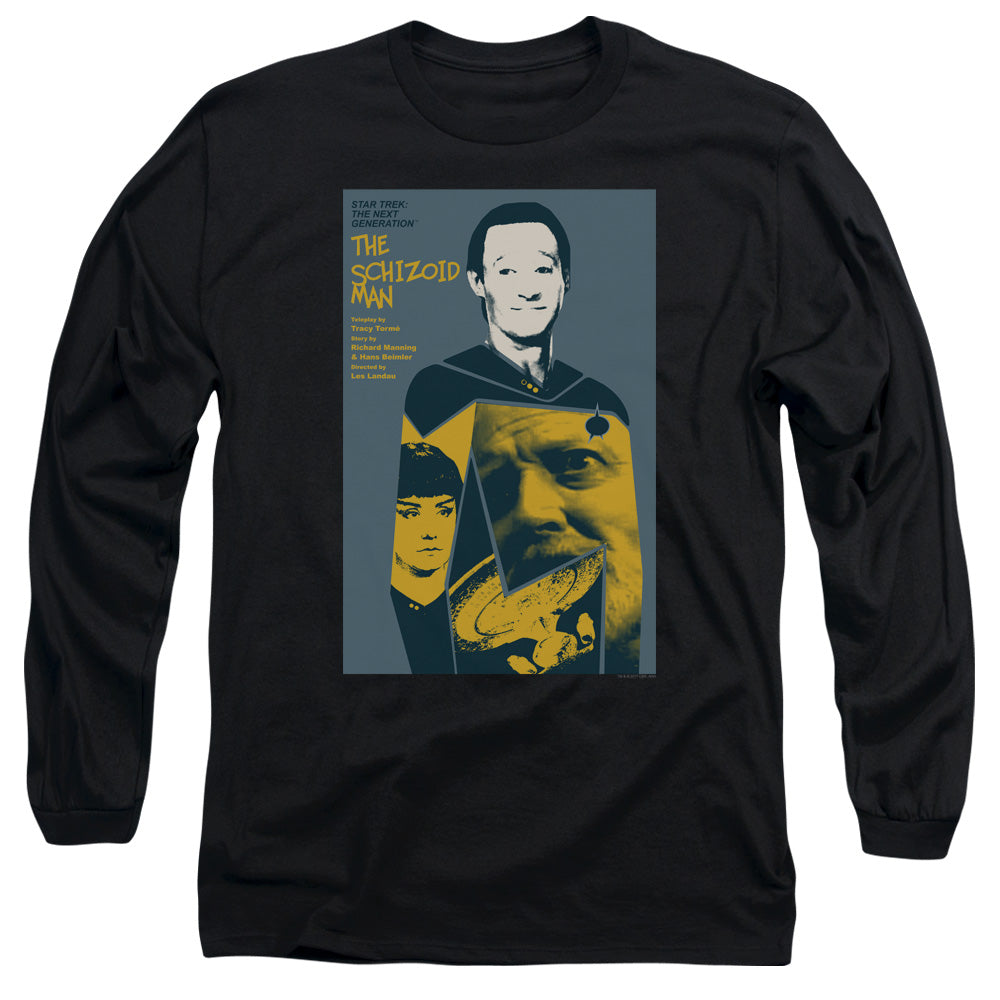 Star Trek Tng Season 2 Episode 6 Mens Long Sleeve Shirt Black Officially Licensed Officially Licensed