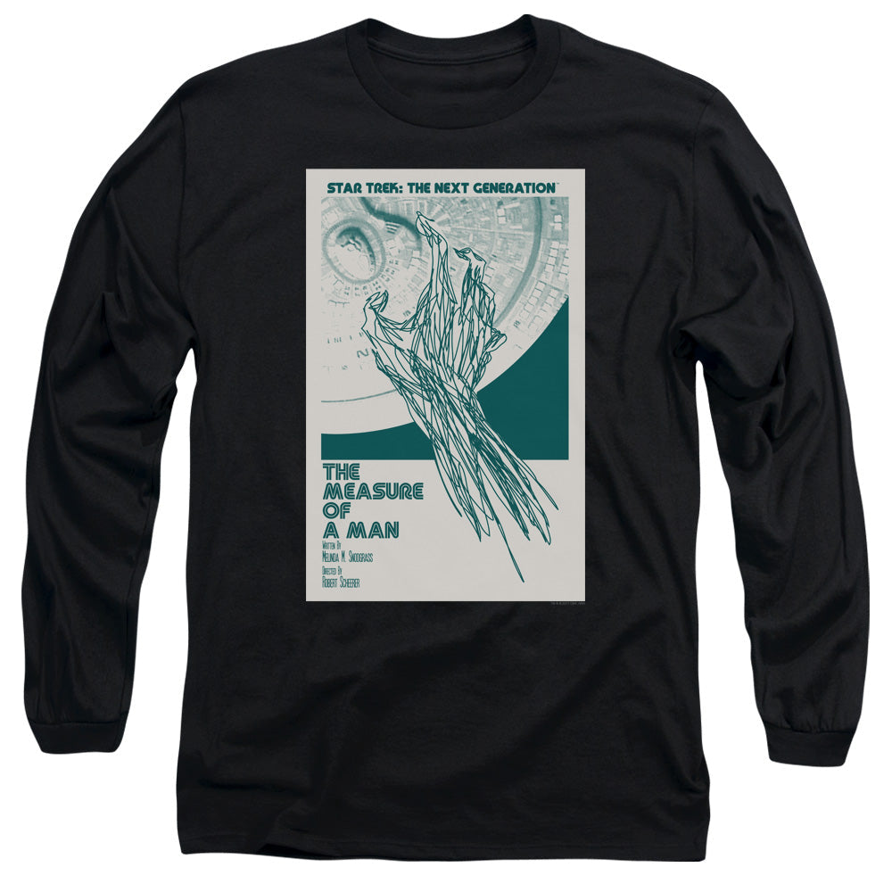 Star Trek Tng Season 2 Episode 9 Mens Long Sleeve Shirt Black Officially Licensed Officially Licensed