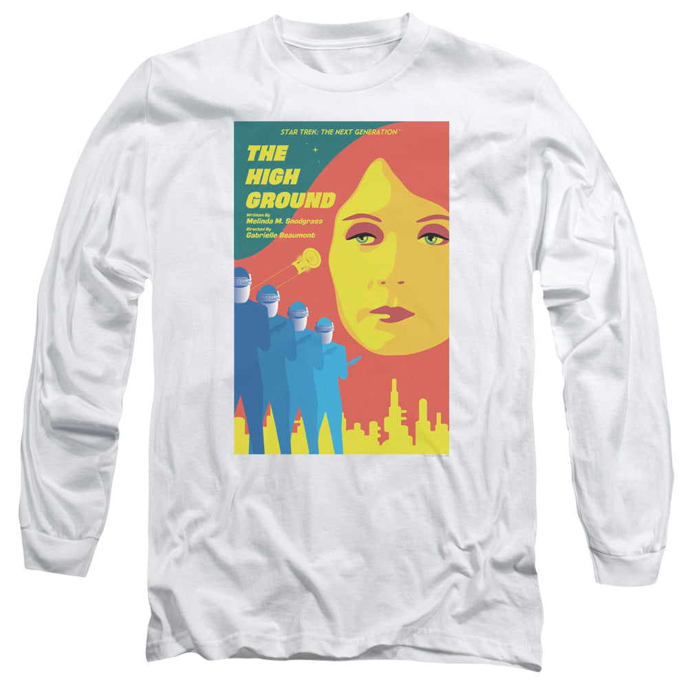 Star Trek Tng Season 3 Episode 12 Mens Long Sleeve Shirt White Officially Licensed Officially Licensed