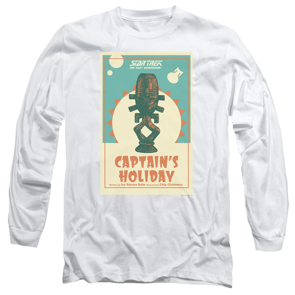Star Trek Tng Season 3 Episode 19 Mens Long Sleeve Shirt White Officially Licensed Officially Licensed