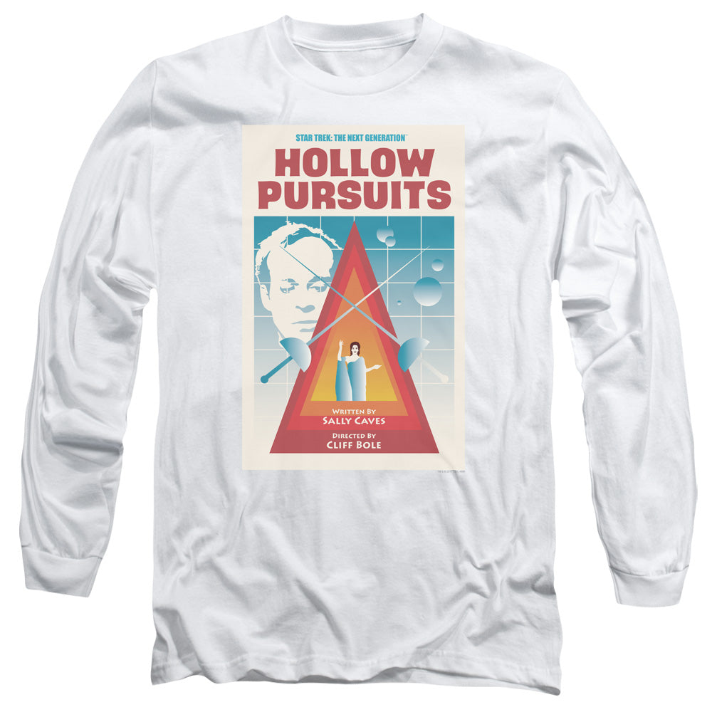 Star Trek Tng Season 3 Episode 21 Mens Long Sleeve Shirt White Officially Licensed Officially Licensed
