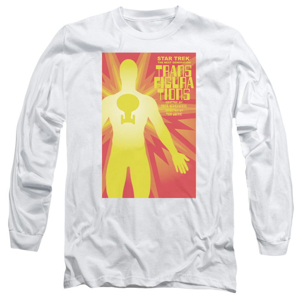 Star Trek Tng Season 3 Episode 25 Mens Long Sleeve Shirt White Officially Licensed Officially Licensed