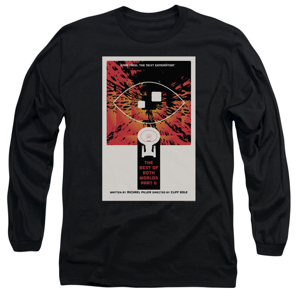 Star Trek Tng Season 4 Episode 1 Mens Long Sleeve Shirt Black Officially Licensed Officially Licensed