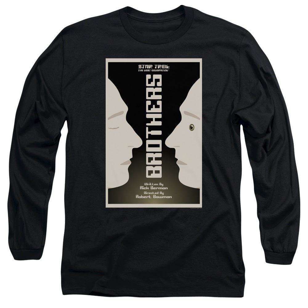 Star Trek Tng Season 4 Episode 3 Mens Long Sleeve Shirt Black Officially Licensed Officially Licensed