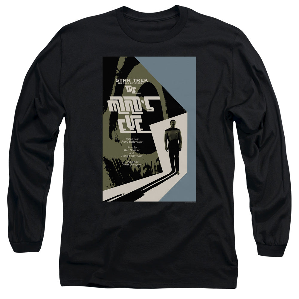 Star Trek Tng Season 4 Episode 24 Mens Long Sleeve Shirt Black Officially Licensed Officially Licensed