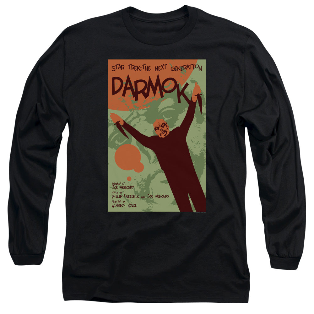 Star Trek Tng Season 5 Episode 2 Mens Long Sleeve Shirt Black Officially Licensed Officially Licensed