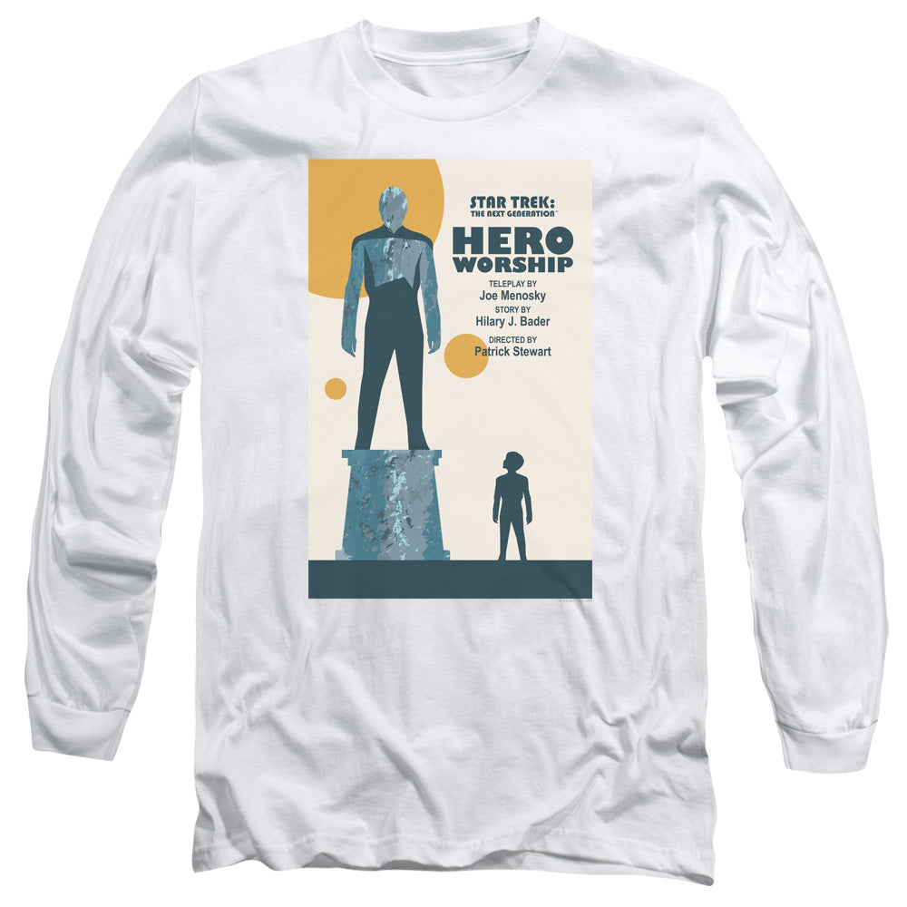 Star Trek Tng Season 5 Episode 11 Mens Long Sleeve Shirt White Officially Licensed Officially Licensed