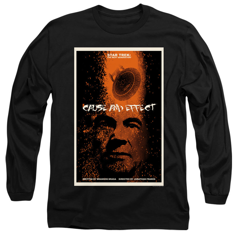 Star Trek Tng Season 5 Episode 18 Mens Long Sleeve Shirt Black Officially Licensed Officially Licensed