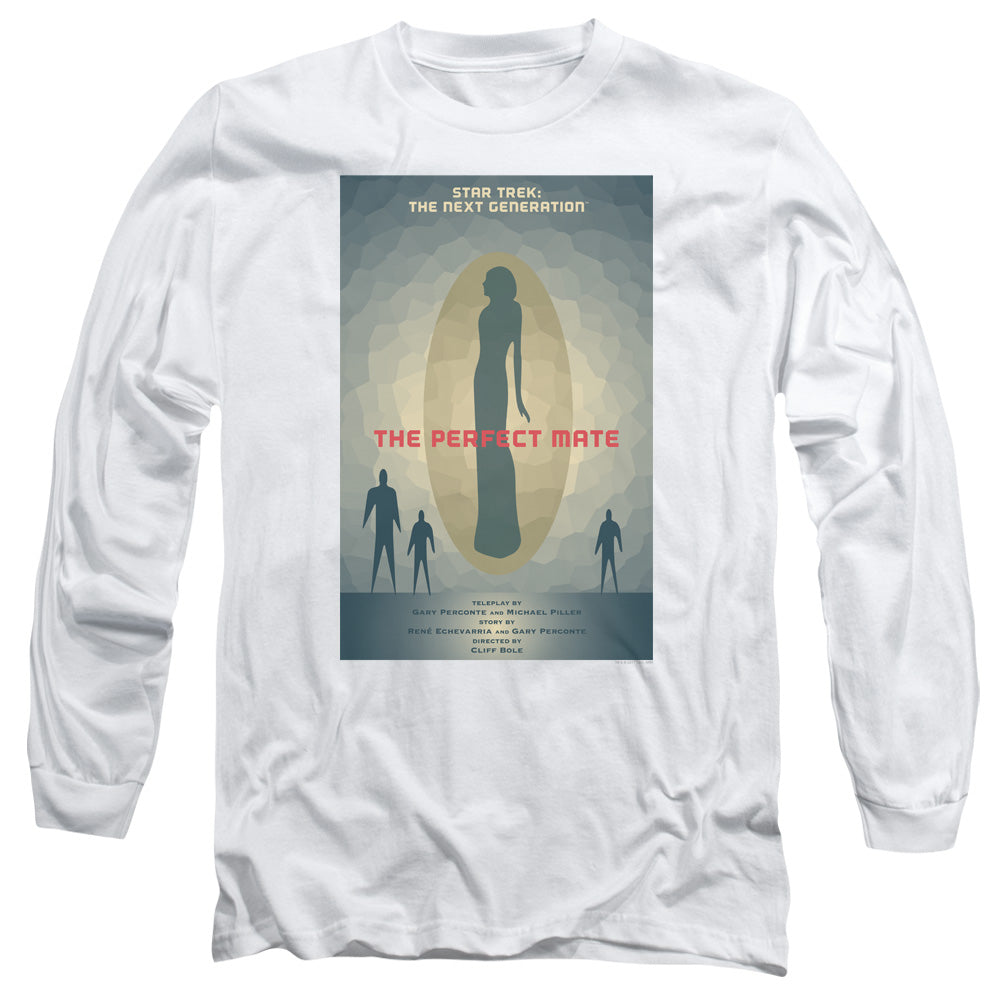 Star Trek Tng Season 5 Episode 21 Mens Long Sleeve Shirt White Officially Licensed Officially Licensed
