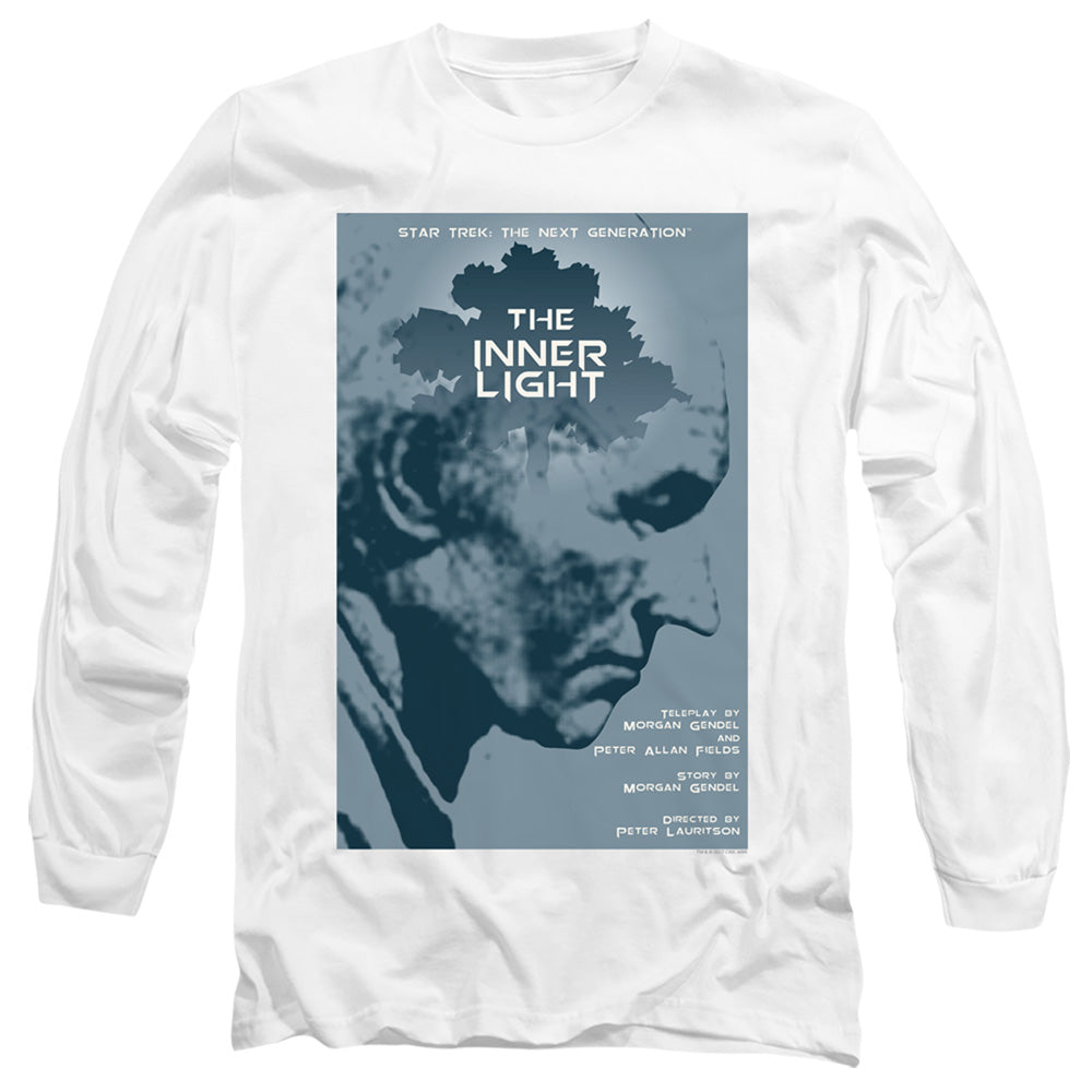 Star Trek Tng Season 5 Episode 25 Mens Long Sleeve Shirt White Officially Licensed Officially Licensed