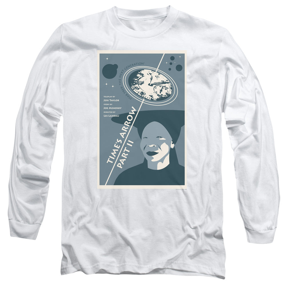 Star Trek Tng Season 6 Episode 1 Mens Long Sleeve Shirt White Officially Licensed Officially Licensed