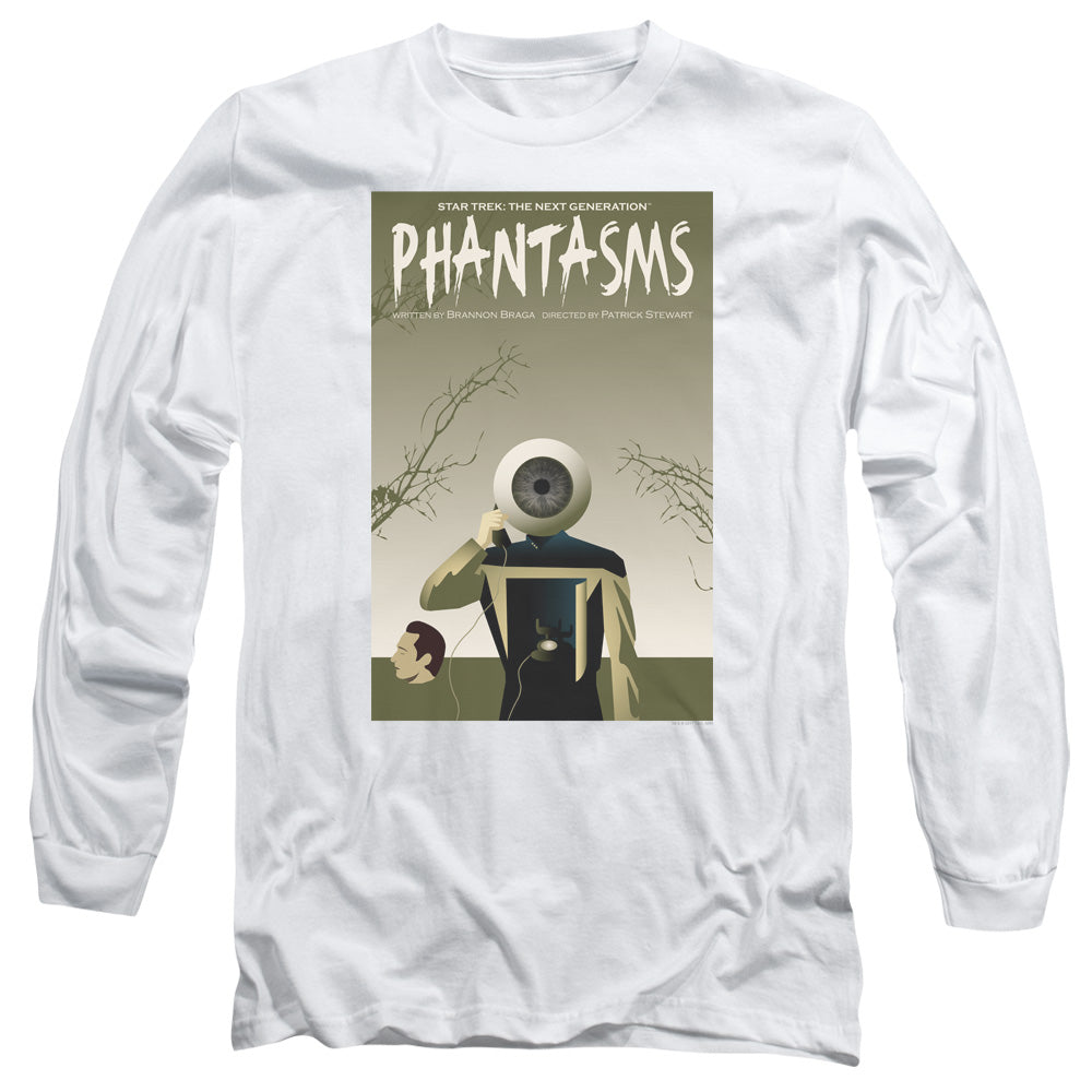Star Trek Tng Season 7 Episode 6 Mens Long Sleeve Shirt White Officially Licensed Officially Licensed