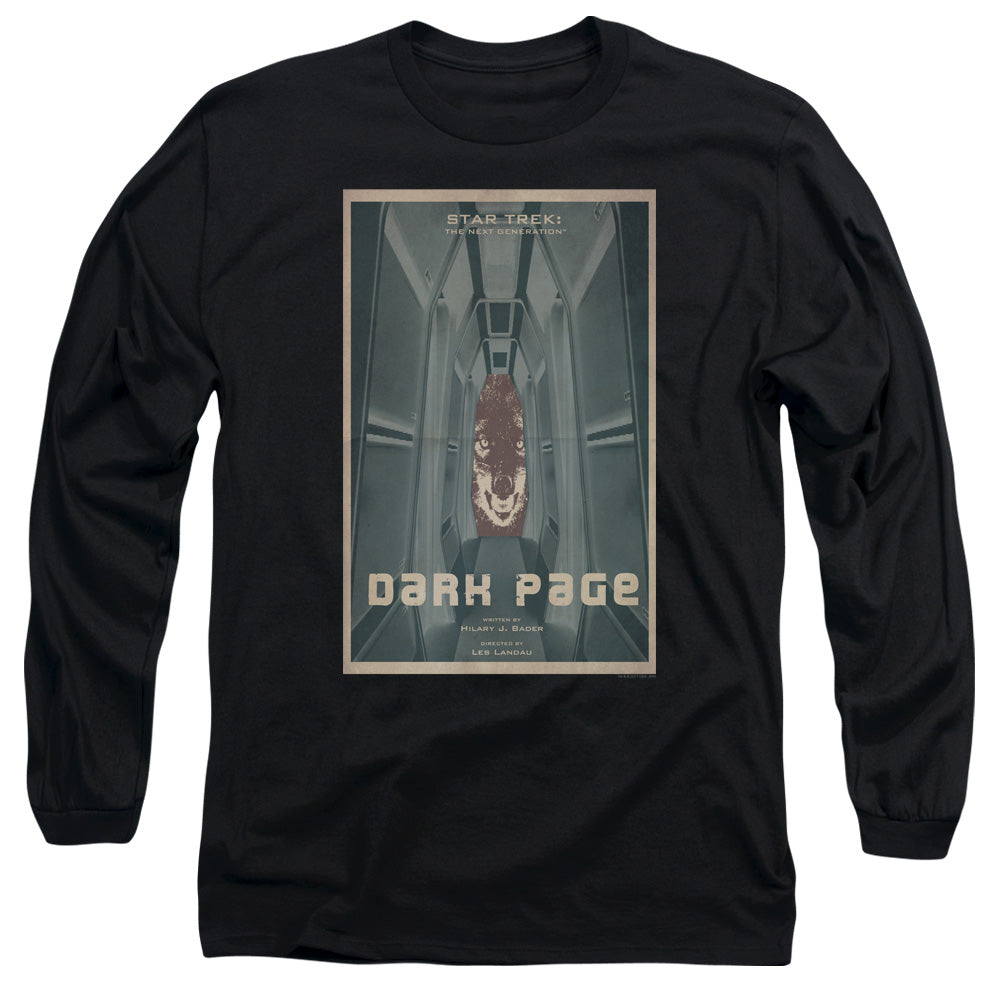 Star Trek Tng Season 7 Episode 7 Mens Long Sleeve Shirt Black Officially Licensed Officially Licensed