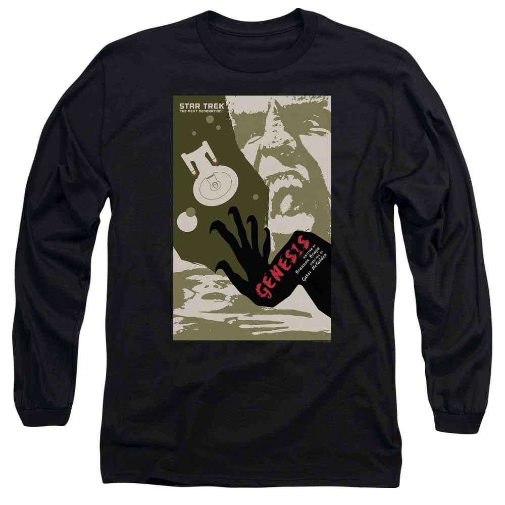 Star Trek Tng Season 7 Episode 19 Mens Long Sleeve Shirt Black Officially Licensed Officially Licensed