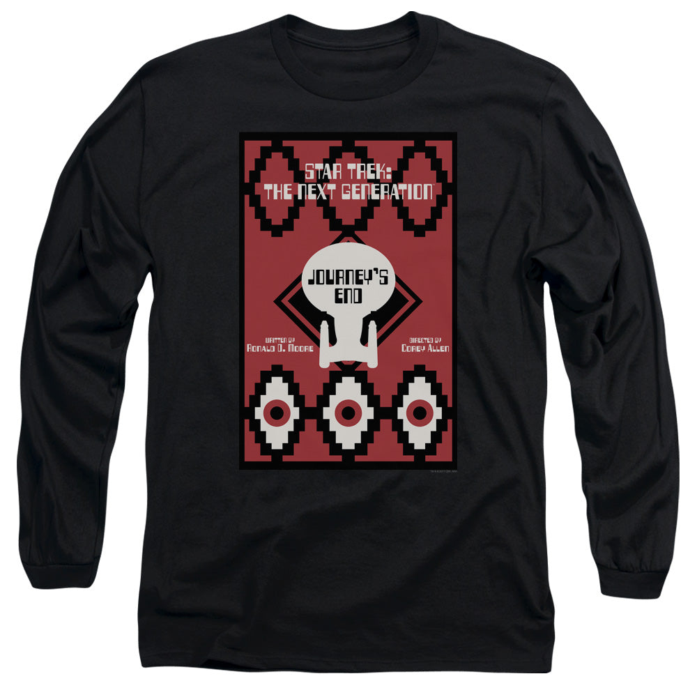 Star Trek Tng Season 7 Episode 20 Mens Long Sleeve Shirt Black Officially Licensed Officially Licensed