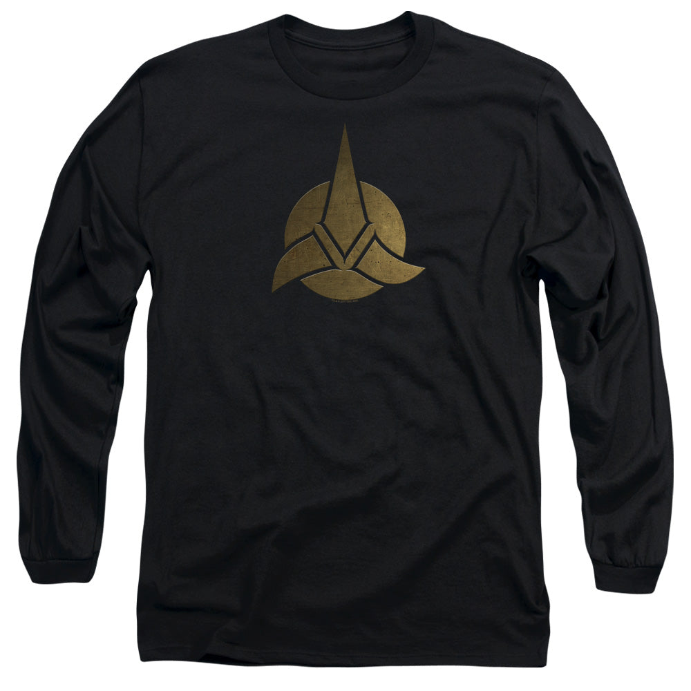 Star Trek Discovery Discovery Triquentra Mens Long Sleeve Shirt Black Officially Licensed Officially Licensed
