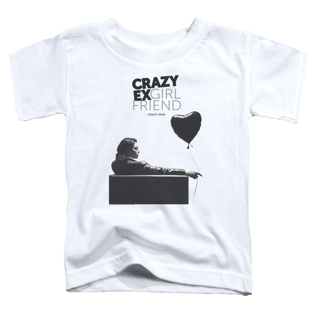 Crazy Ex Girlfriend Crazy Mad Toddler Kids Youth T Shirt White Officially Licensed