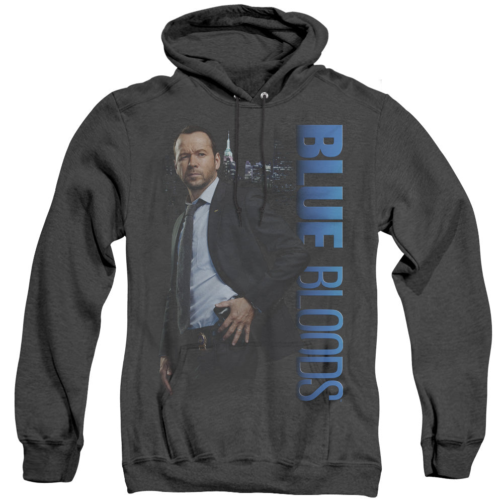 Blue Bloods Danny Heather Mens Hoodie Black Officially Licensed