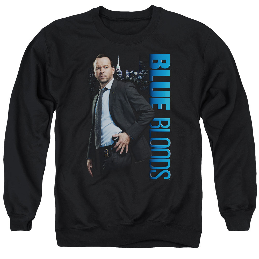 Blue Bloods Danny Mens Crewneck Sweatshirt Black Officially Licensed