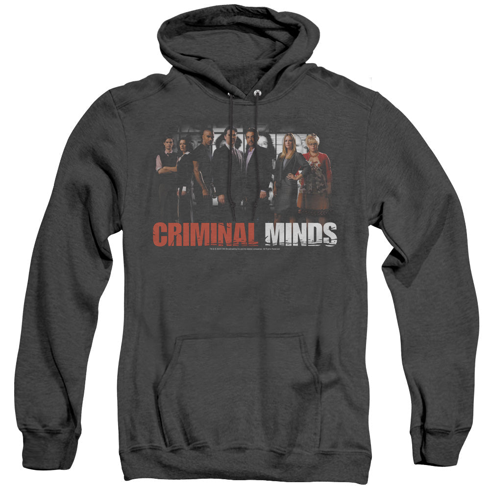 Criminal Minds The Brain Trust Heather Mens Hoodie Black Officially Licensed