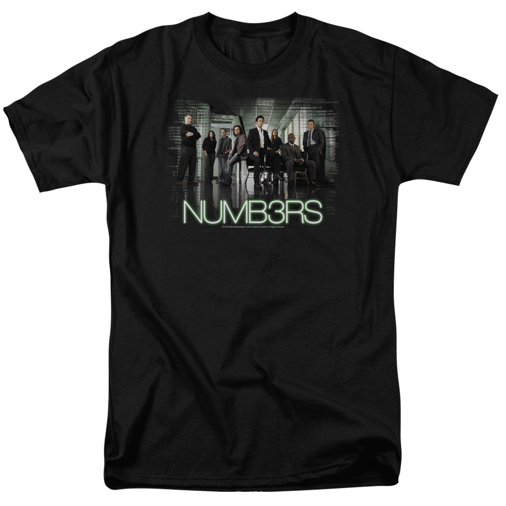Numb3Rs Numbers Cast Mens T Shirt Black Officially Licensed