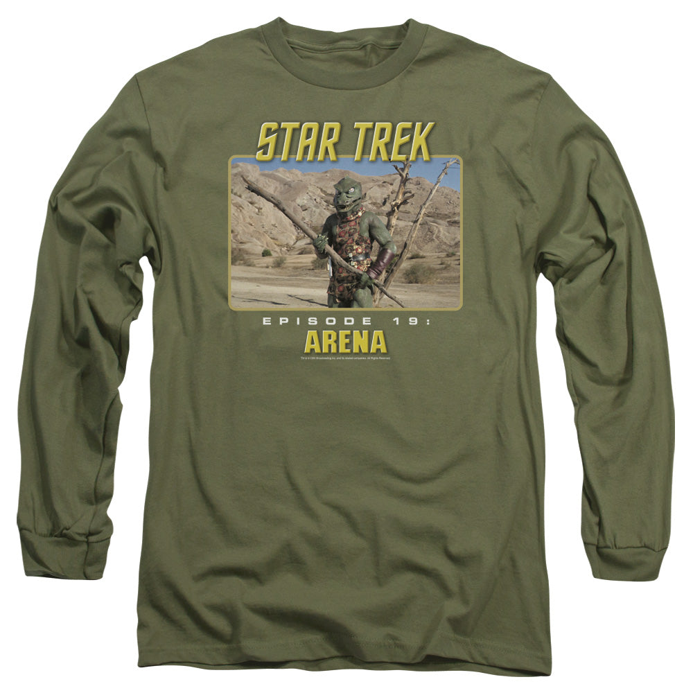 St Original Arena Mens Long Sleeve Shirt Military Green Officially Licensed Officially Licensed