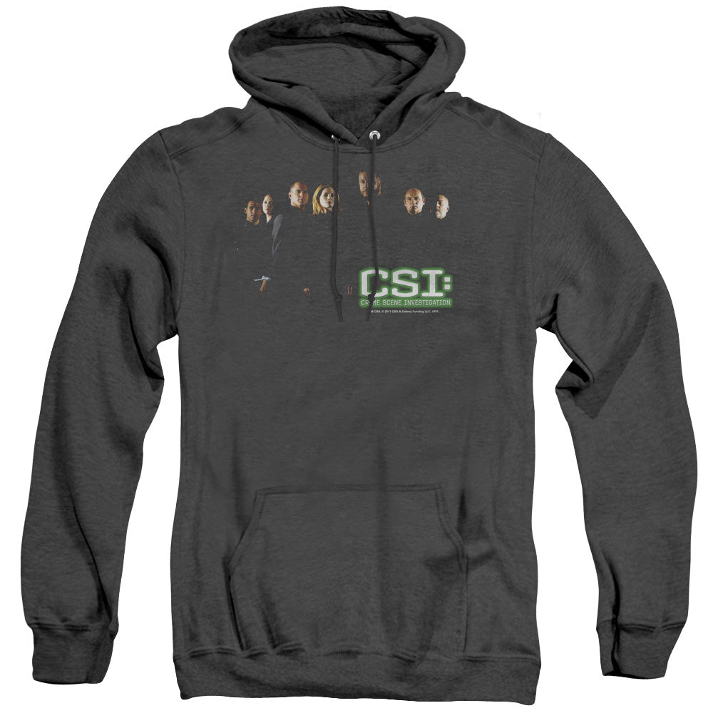 Csi Shadow Cast Heather Mens Hoodie Black Officially Licensed
