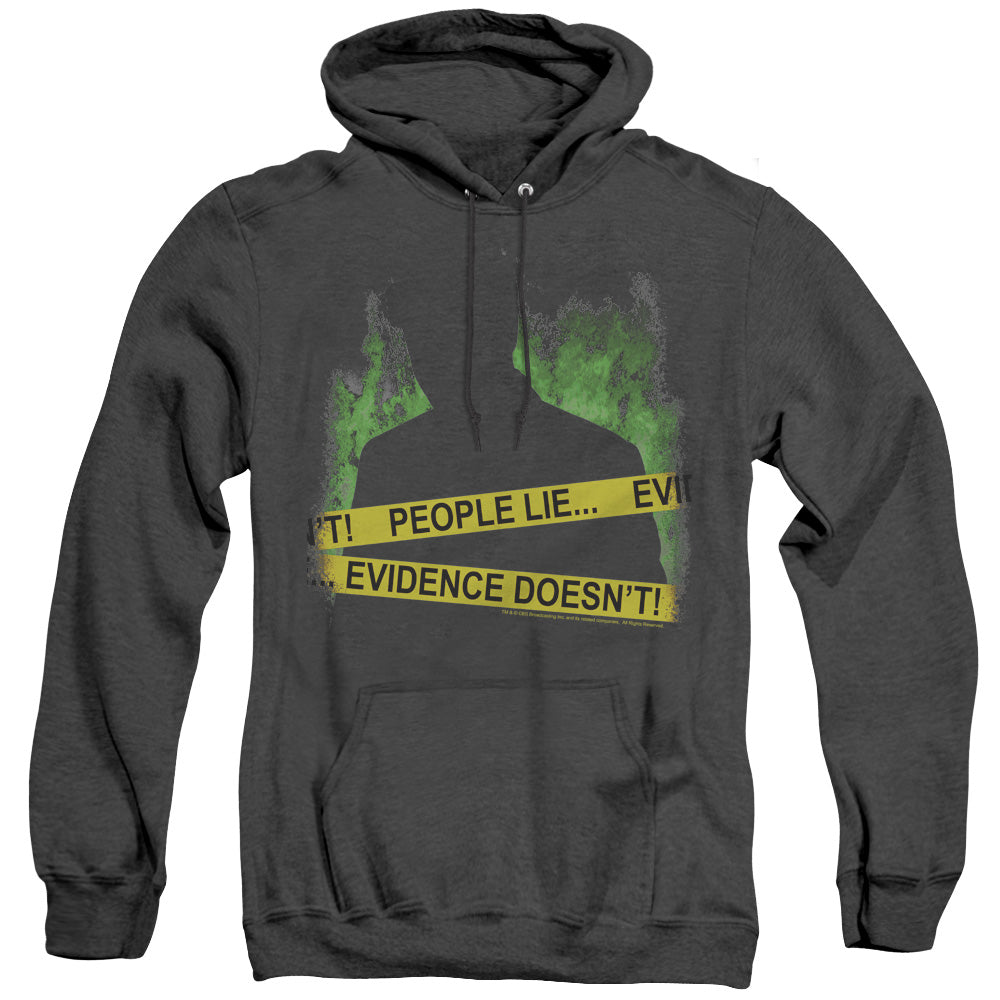 Csi People Lie Heather Mens Hoodie Black Officially Licensed