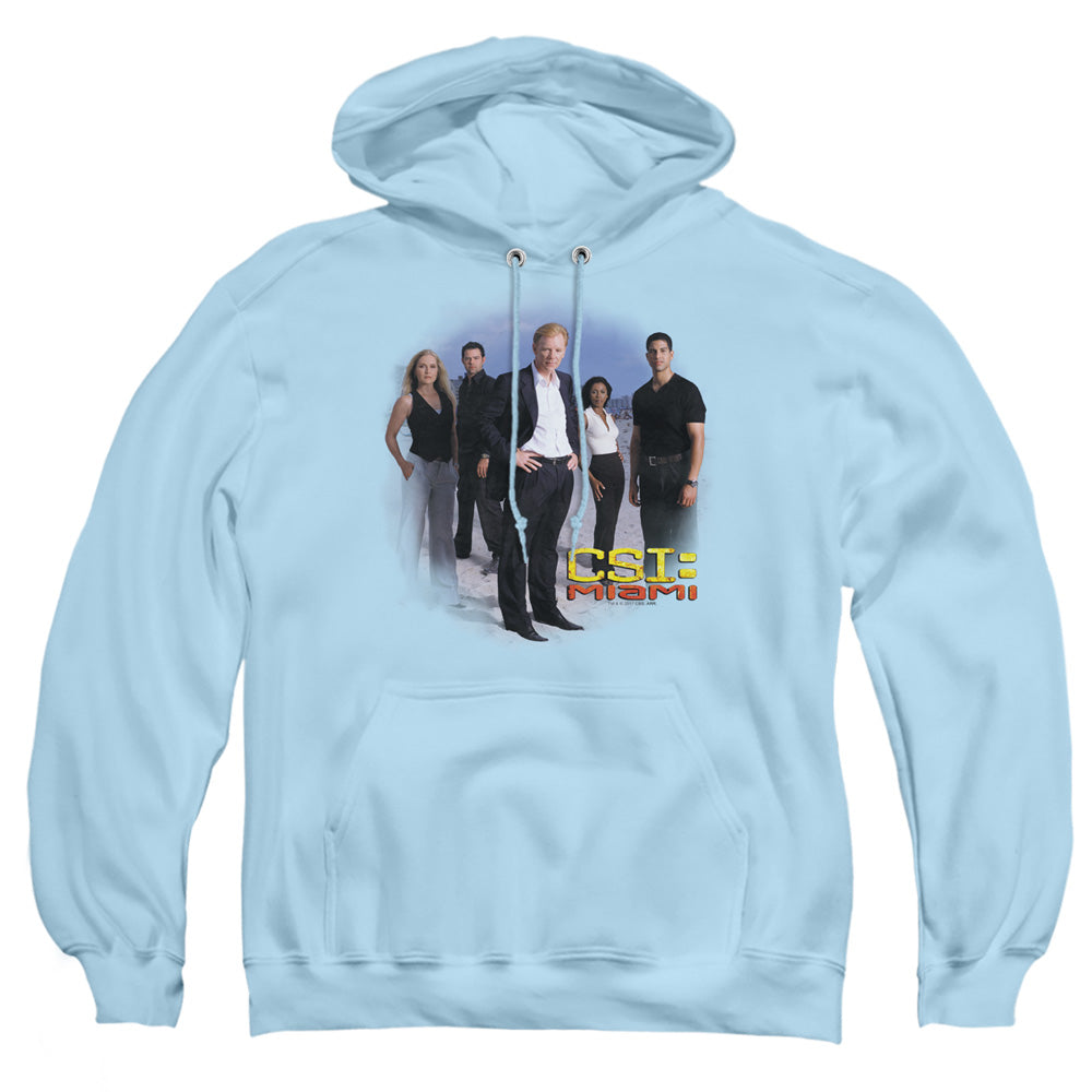 Csi Miami Cast Mens Hoodie Light Blue Officially Licensed