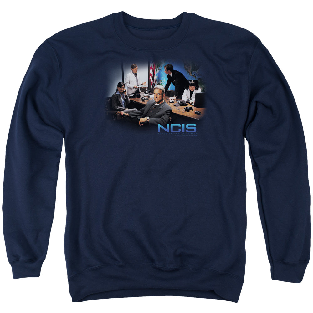 Ncis Original Cast Mens Crewneck Sweatshirt Navy Officially Licensed
