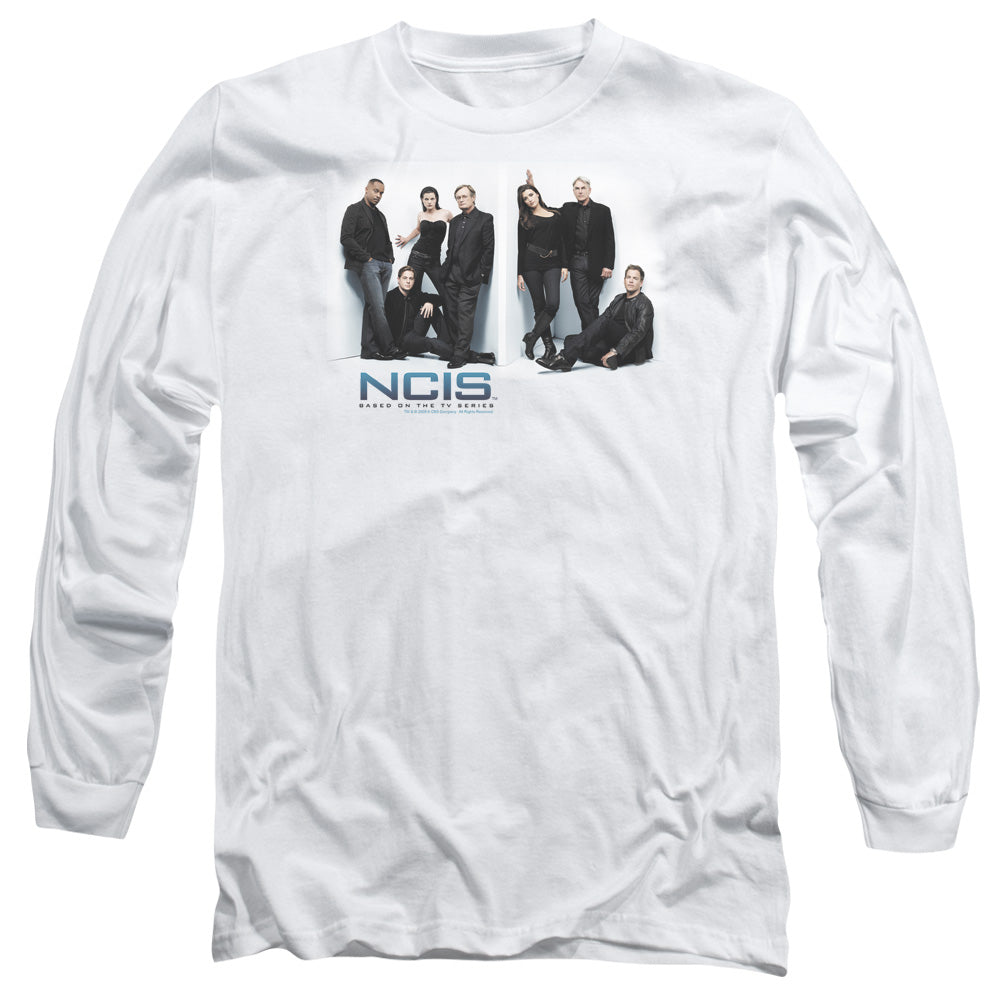 Ncis White Room Mens Long Sleeve Shirt White Officially Licensed