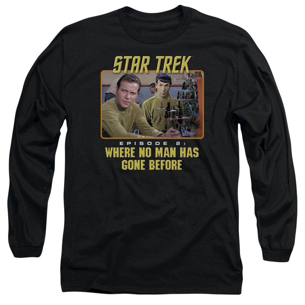 Star Trek Episode 2 Mens Long Sleeve Shirt Black Officially Licensed Officially Licensed