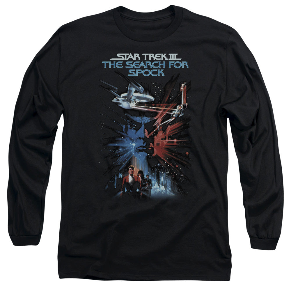 Star Trek Search For Spock(Movie) Mens Long Sleeve Shirt Black Officially Licensed Officially Licensed