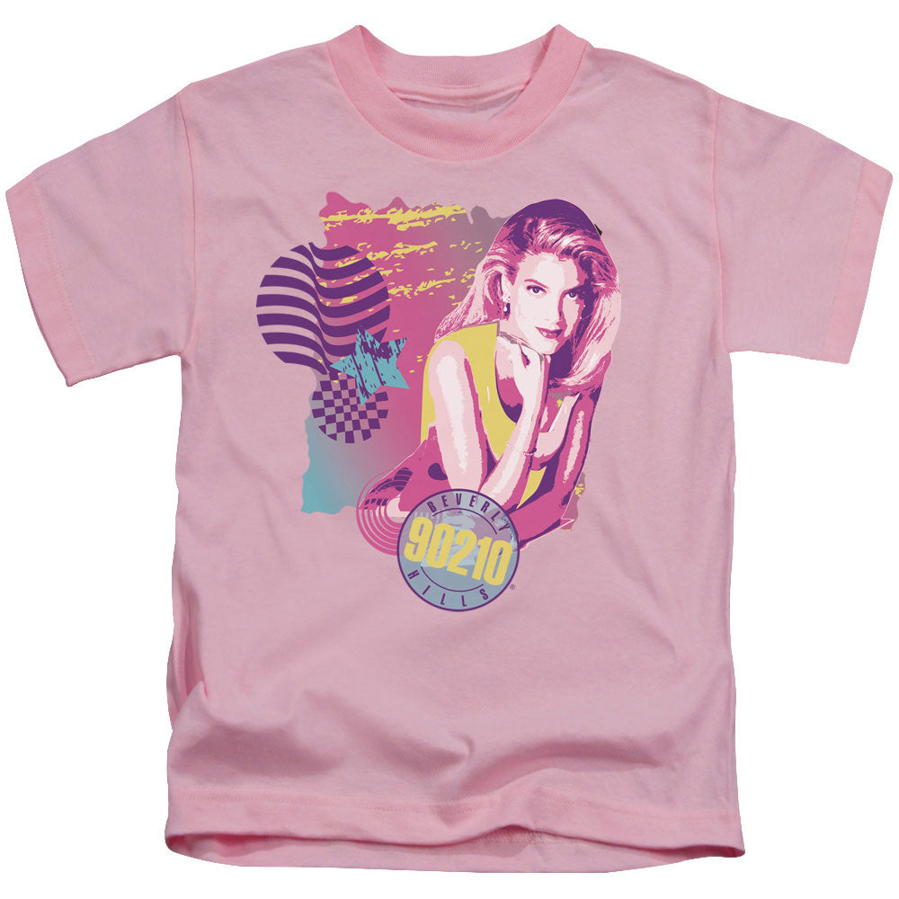 90210 Donna Juvenile Kids Youth T Shirt Pink Officially Licensed