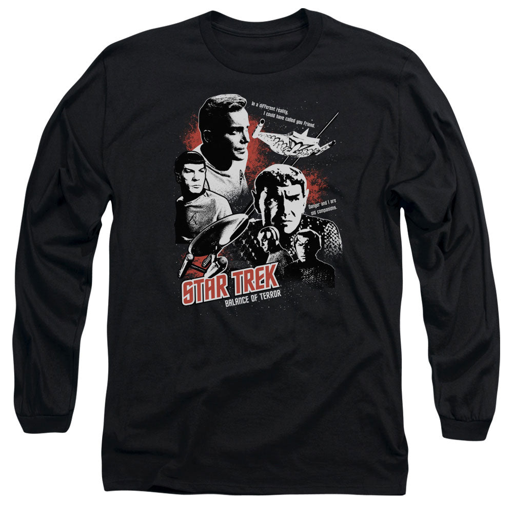 Star Trek Balance Of Terror Mens Long Sleeve Shirt Black Officially Licensed Officially Licensed