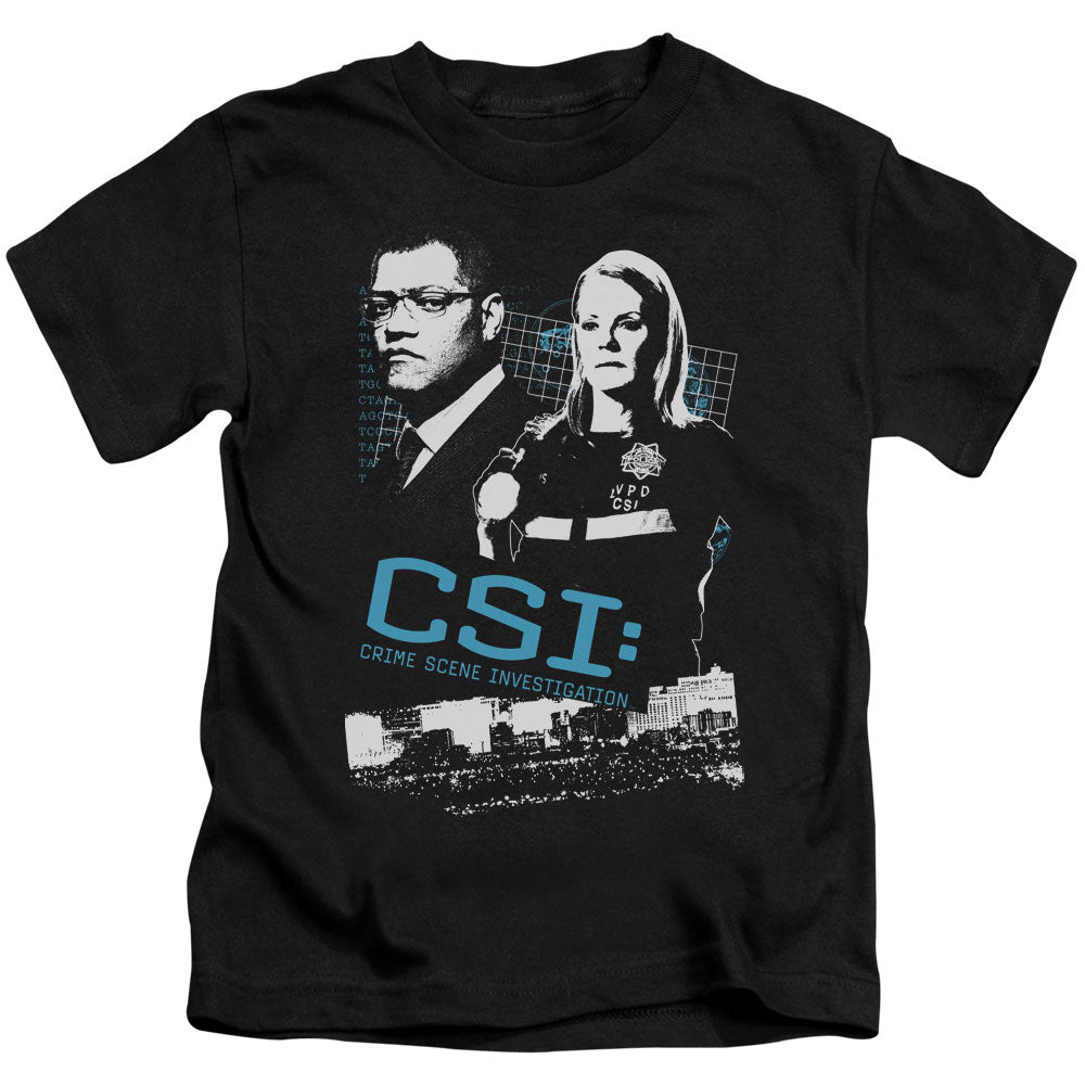 Csi Investigate This Juvenile Kids Youth T Shirt Black Officially Licensed