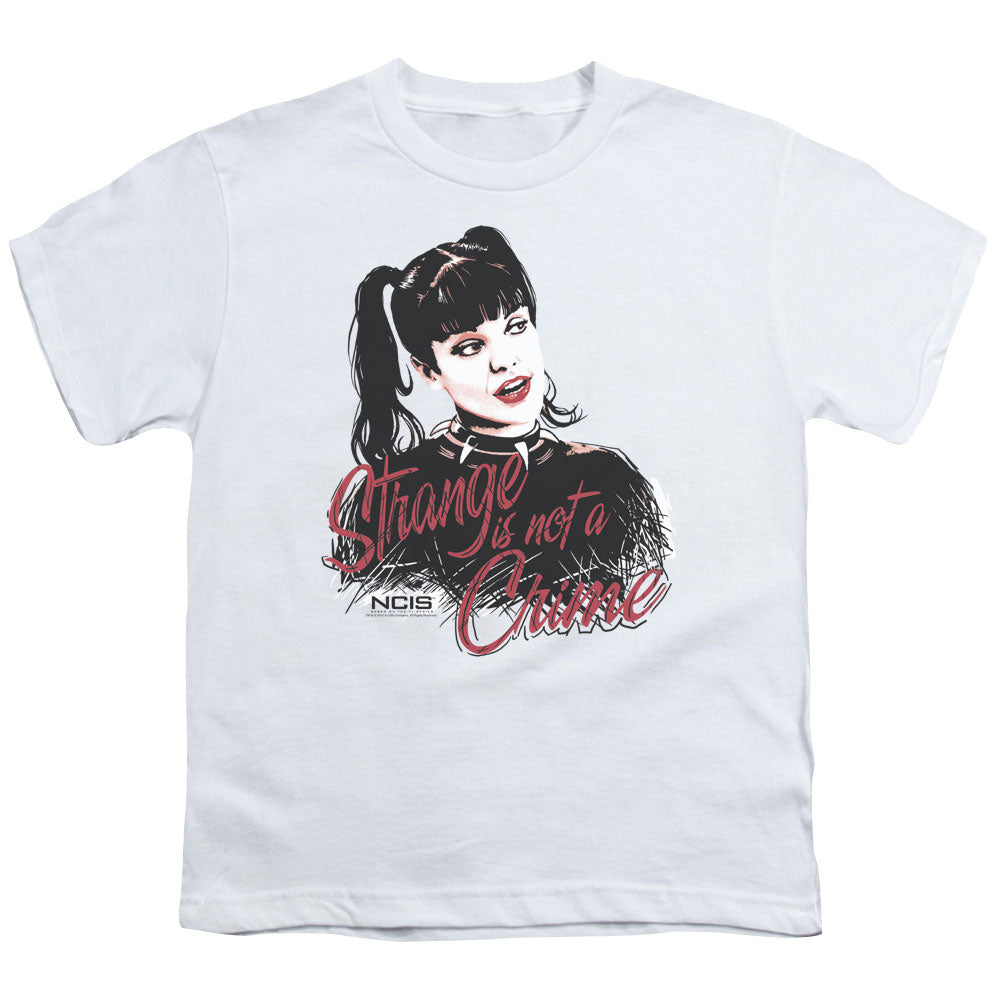 Ncis Strange is Not a Crime Kids Youth T Shirt White Officially Licensed
