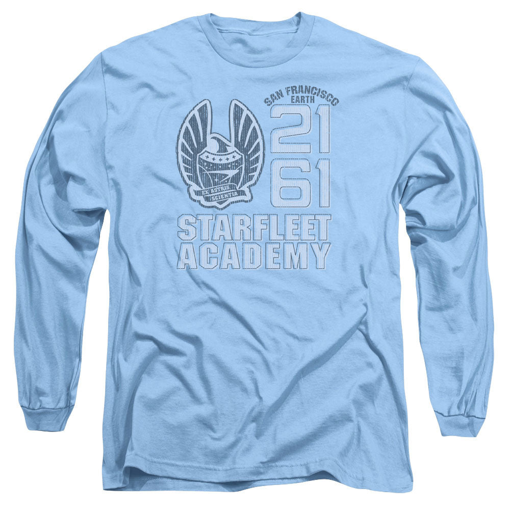 Star Trek 2161 Mens Long Sleeve Shirt Carolina Blue Officially Licensed Officially Licensed