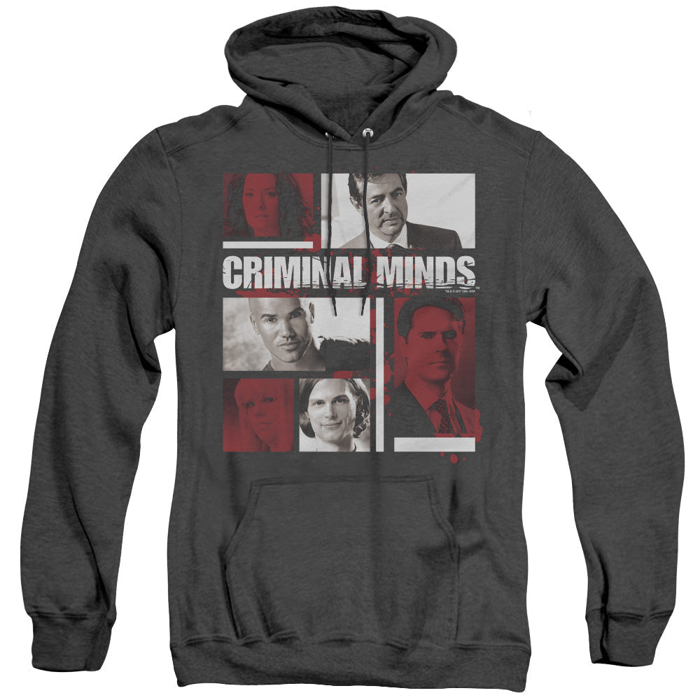 Criminal Minds Character Boxes Heather Mens Hoodie Black Officially Licensed