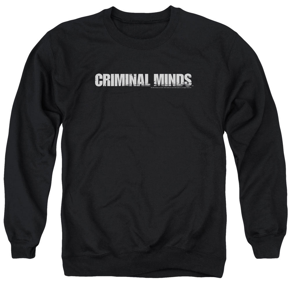 Criminal Minds Logo Mens Crewneck Sweatshirt Black Officially Licensed