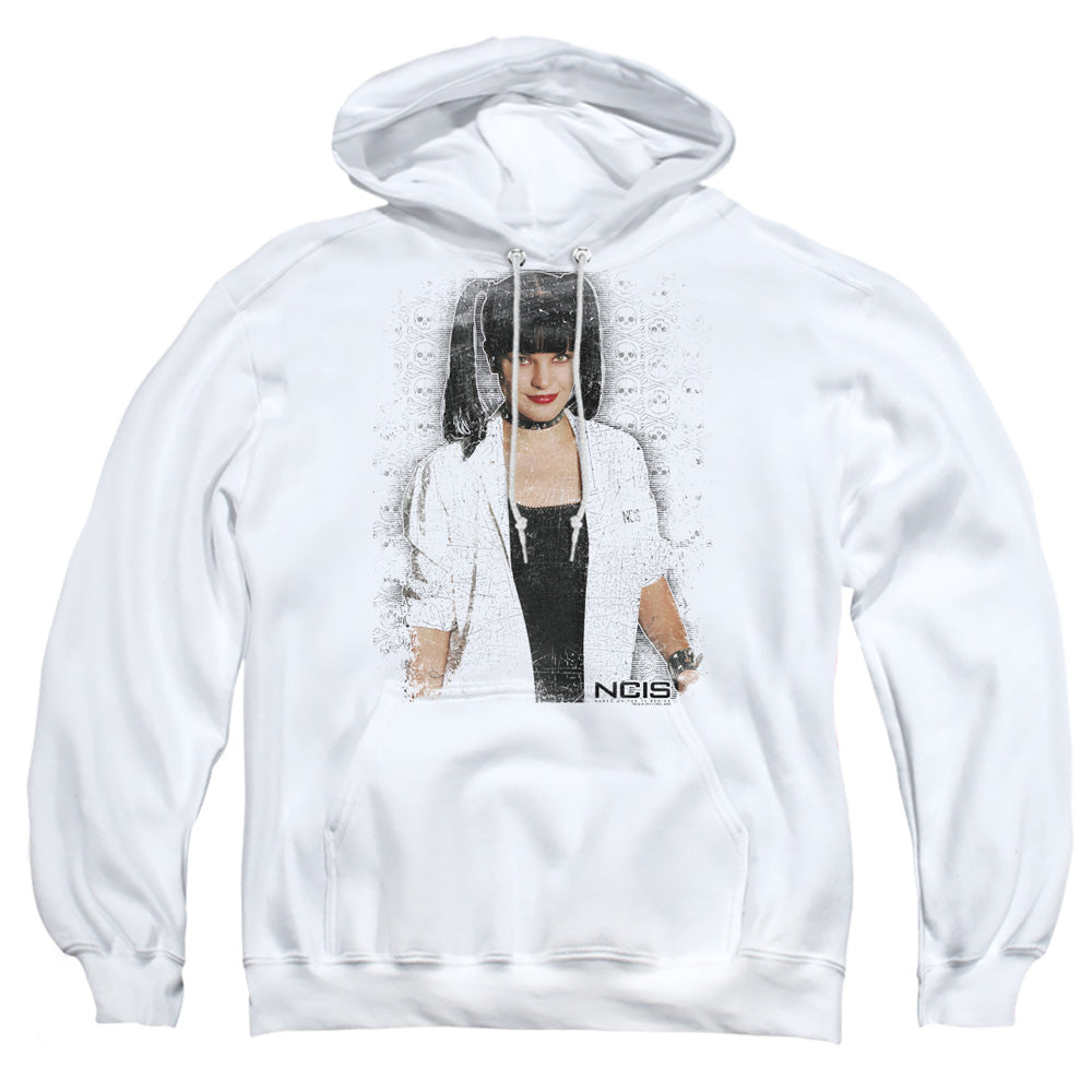 Ncis Abby Skulls Mens Hoodie White Officially Licensed