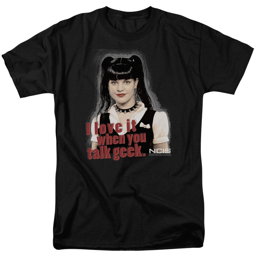 Ncis Geek Talk Mens T Shirt Black Officially Licensed