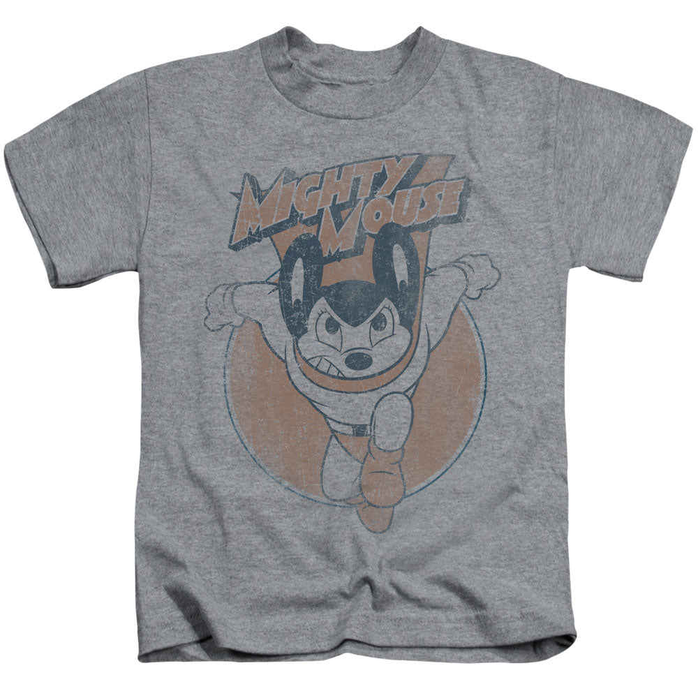 Mighty Mouse Mighty Storm Long Sleeve Kids Youth T Shirt Black Officially Licensed