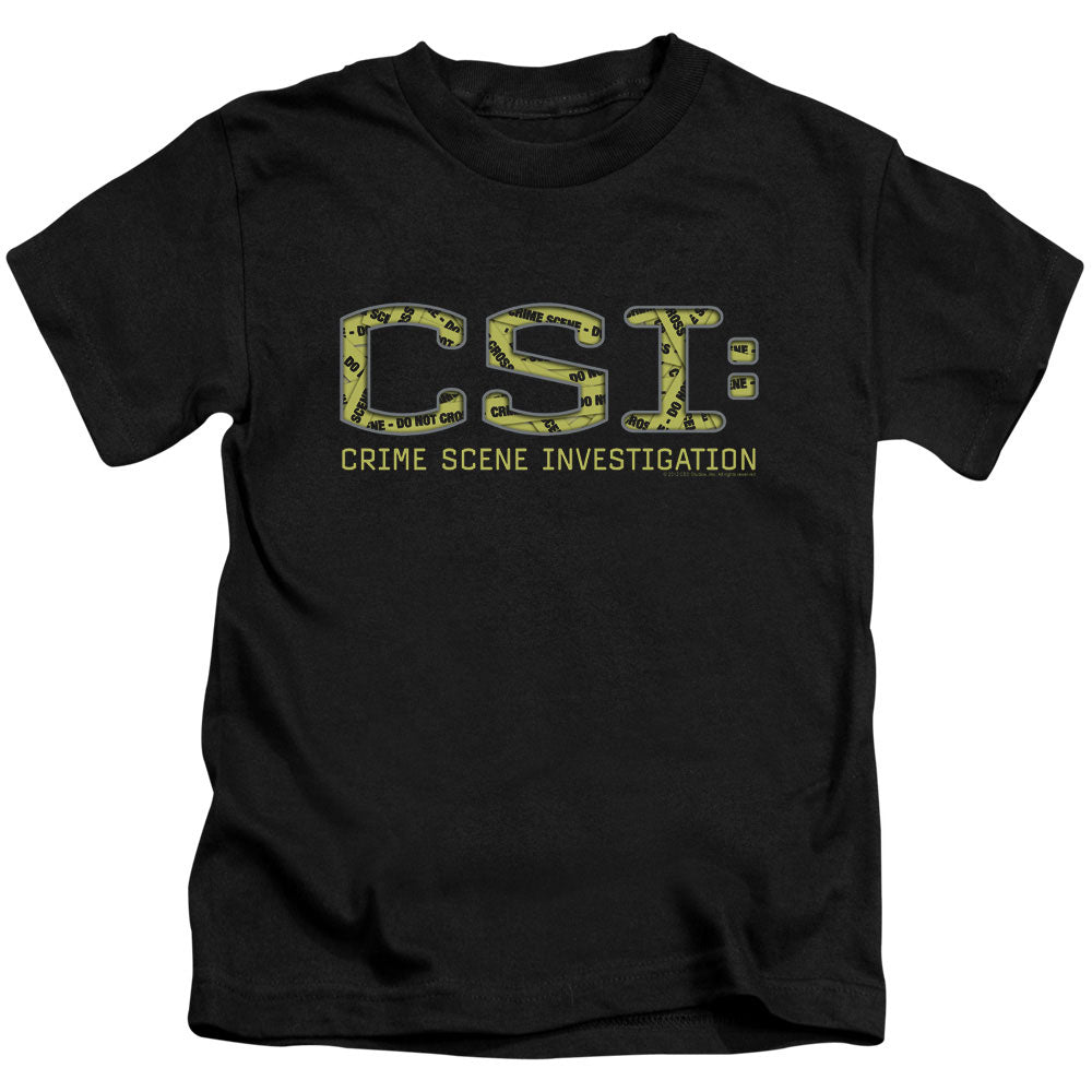 Csi Collage Logo Juvenile Kids Youth T Shirt Black Officially Licensed