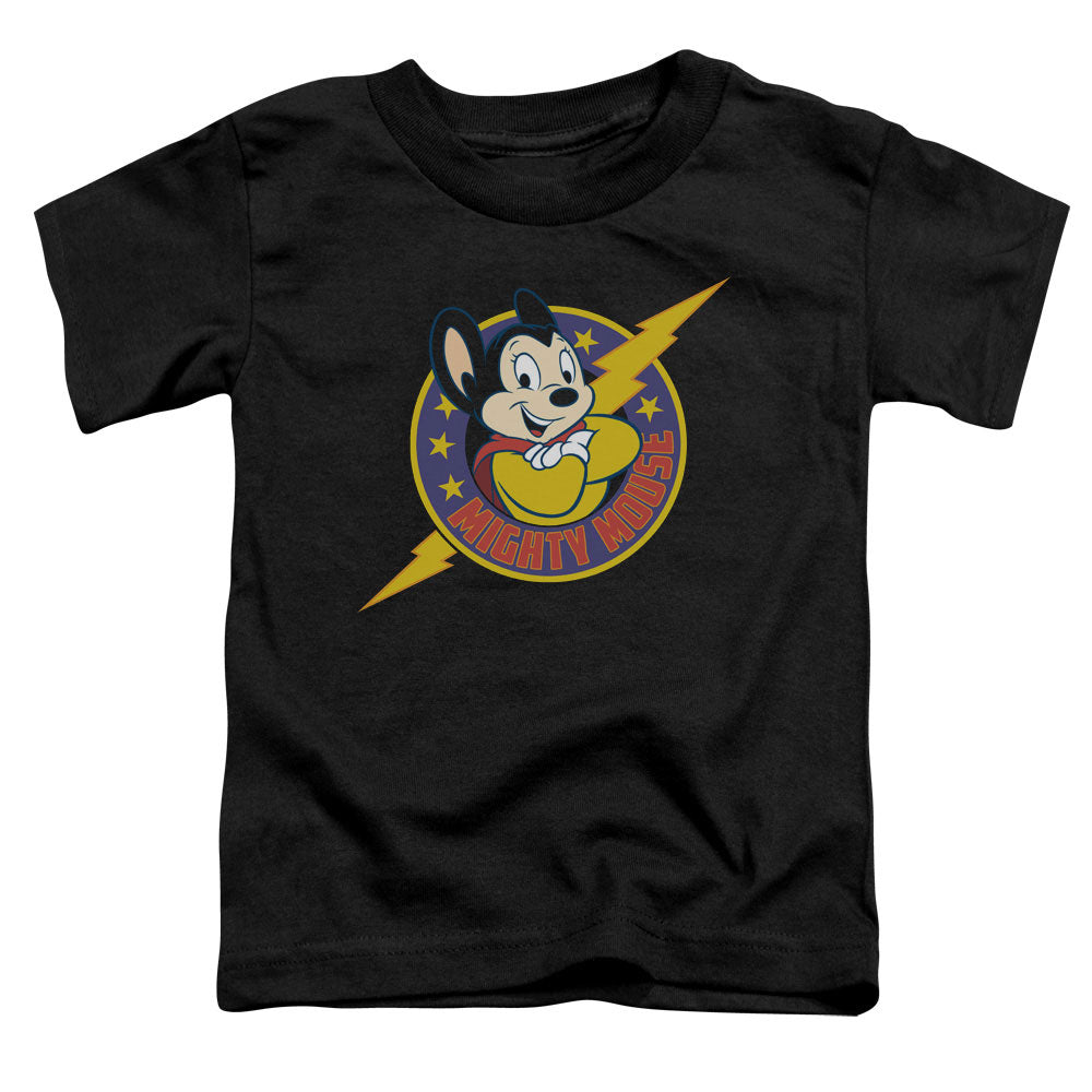 Mighty Mouse Mighty Hero Toddler Kids Youth T Shirt Black Officially Licensed