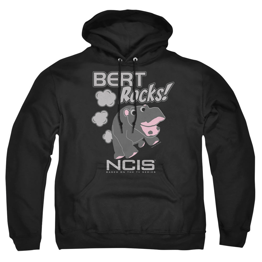 Ncis Bert Rocks Mens Hoodie Black Officially Licensed
