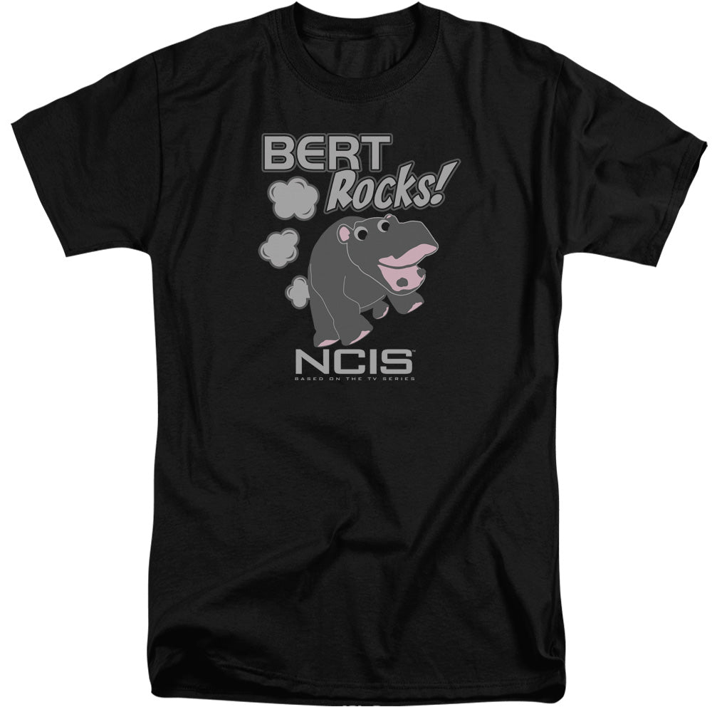Ncis Bert Rocks Mens Tall T Shirt Black Officially Licensed