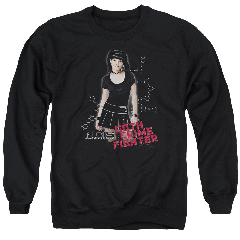 Ncis Goth Crime Fighter Mens Crewneck Sweatshirt Black Officially Licensed
