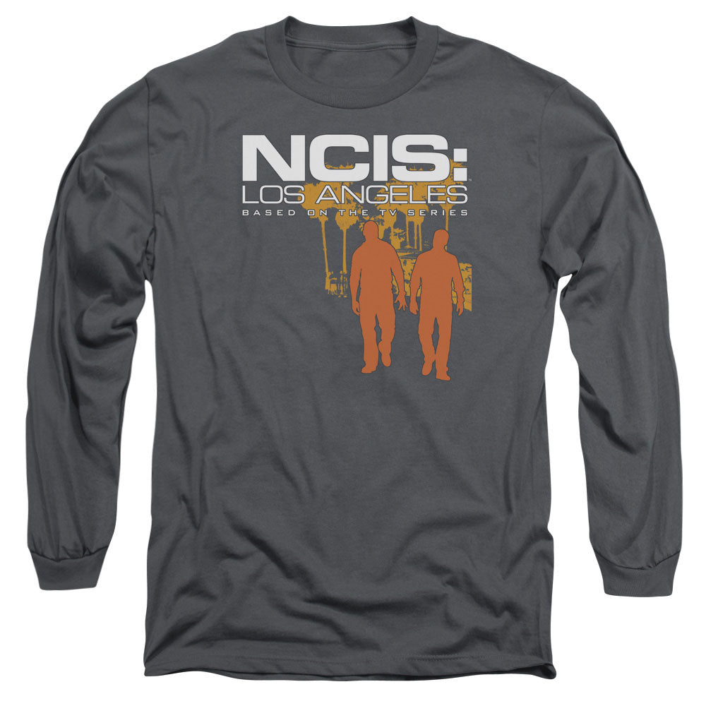Ncis:La Slow Walk Mens Long Sleeve Shirt Charcoal Officially Licensed