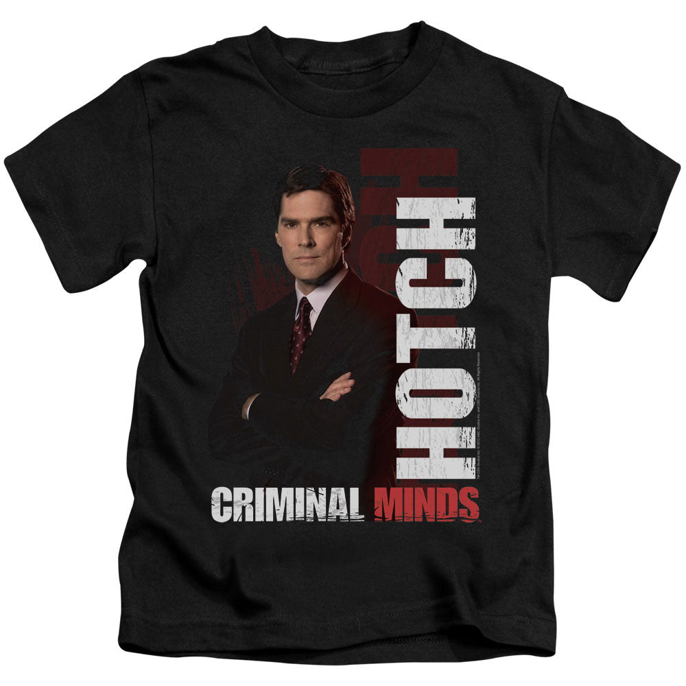 Criminal Minds Hotch Juvenile Kids Youth T Shirt Black Officially Licensed